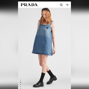 PRADA Denim Mini Dress, NWT